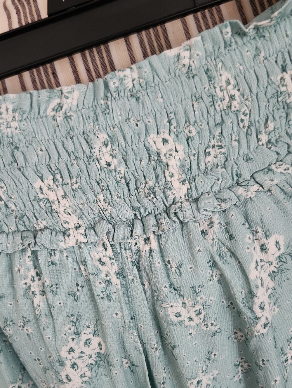 Fantastic Fawn Boho Crochet Wide-Leg Pants in Light Blue - Picture 9 of 14